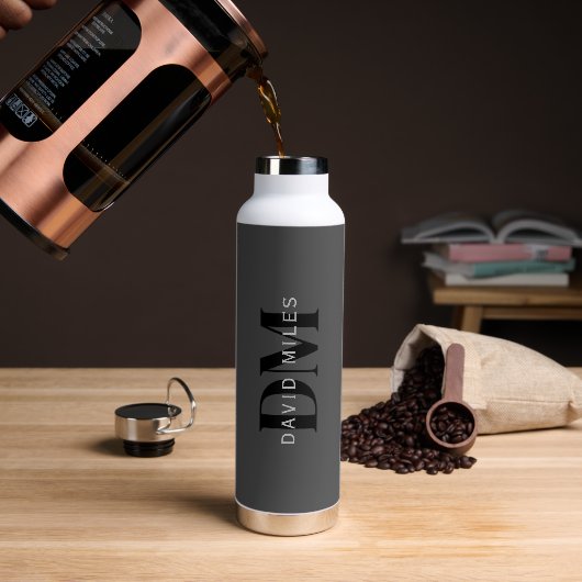 Bouteille D'eau Nom commercial modifiable (ou tout autre texte) Gr (Gym)