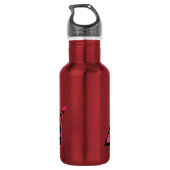 Bouteille D'eau Nom d'Amelia rose Filles Logo (Dos)