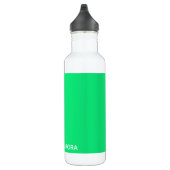 Bouteille D'eau Nom de couleur verte Aurora (Droite)