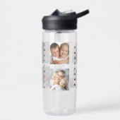 Bouteille D'eau Nom de famille du collage photo (Gauche)