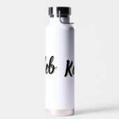 Bouteille D'eau Nom de Kaleb Mens (Gauche)