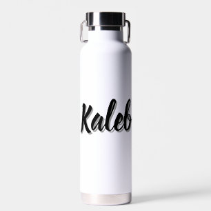 Bouteille D'eau Nom de Kaleb Mens