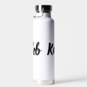 Bouteille D'eau Nom de Kaleb Mens (Plage)