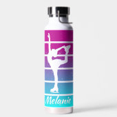 Bouteille D'eau Nom de la personnaliser de la fille de patinage ar (Gauche)