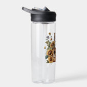 Bouteille D'eau Nom de la Personnaliser Guitare avec tournesol (Droite)