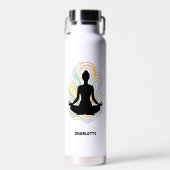 Bouteille D'eau nom de la pose de yoga en spirale (Avant)