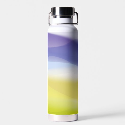 Bouteille D'eau Nom de lavande de citron vert (Arrière)