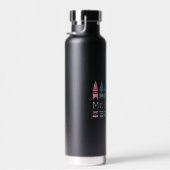 Bouteille D'eau Nom de l'enseignant Crayon personnalisé Cute Back  (Plage)