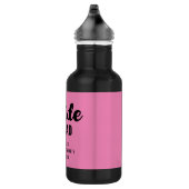Bouteille D'eau Nom de l'équipe de la mariée Shower de mariage ent (Droite)
