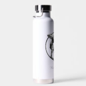Bouteille D'eau Nom de Lyra Cerceau Aérien (Plage)