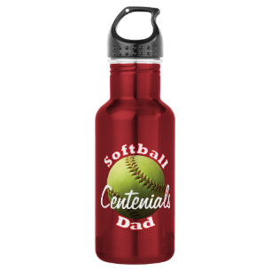 Bouteille D'eau Nom d'équipe de papa du base-ball