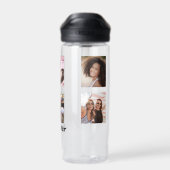 Bouteille D'eau Nom des amis du collage photo (Arrière)