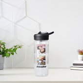 Bouteille D'eau Nom des amis du collage photo