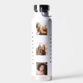 Bouteille D'eau Nom des amis du collage photo (Gauche)