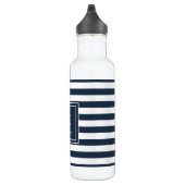 Bouteille D'eau Nom du bateau Marine Bleue Bande Ancre nautique (Droite)