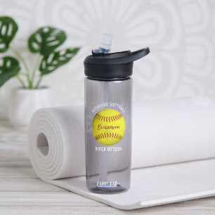 Bouteille D'eau nom du joueur de softball numéro de maillot
