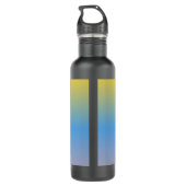 Bouteille D'eau Nom du script Ombré coloré (Dos)