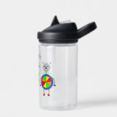 Bouteille D'eau Nom du thème du robot personnalisé (Gauche)