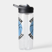 Bouteille D'eau Nom et numéro de l'équipe du joueur de basket-ball (Droite)