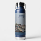 Bouteille D'eau Nom et texte personnalisés Istanbul (Arrière)