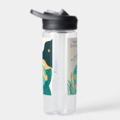 Bouteille D'eau Nom et texte personnalisés Planète Terre Mère (Droite)