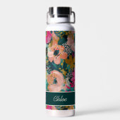 Bouteille D'eau Nom floral (Arrière)