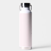 Bouteille D'eau Nom minimaliste Monogramme Rose  (Avant)
