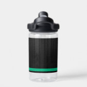 Bouteille D'eau Nom moderne noir personnalisé (Salle de sport)