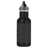 Bouteille D'eau Nom monographique moderne gris foncé (ou autre tex (Droite)