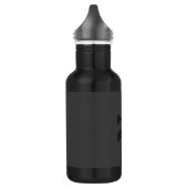 Bouteille D'eau Nom monographique moderne gris foncé (ou autre tex (Gauche)
