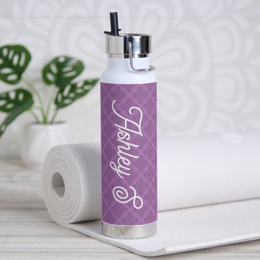 BOUTEILLE D'EAU NOM PERSONNALISATION (Yoga)