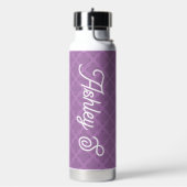 BOUTEILLE D'EAU NOM PERSONNALISATION (Gym)