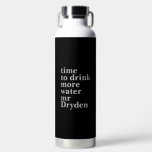 Bouteille D'eau Nom personnalisé<br><div class="desc">Nom personnalisé Water Bottle. Vous devez modifier votre nom avec ce étiquette de bouteille d'eau.</div>