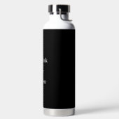 Bouteille D'eau Nom personnalisé (Droite)