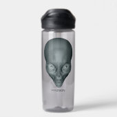 Bouteille D'eau Nom personnalisé Alien UFO (Arrière)