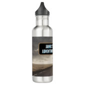 Bouteille D'eau Nom personnalisé aventure randonnée à vélo (Gauche)