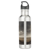 Bouteille D'eau Nom personnalisé aventure randonnée à vélo (Dos)