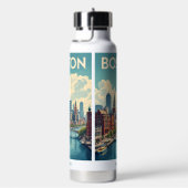 Bouteille D'eau Nom personnalisé Boston Massachusetts (Évier)