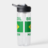 Bouteille D'eau Nom personnalisé Brésil (Droite)