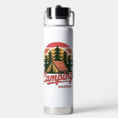 Bouteille D'eau Nom personnalisé Camping (Arrière)