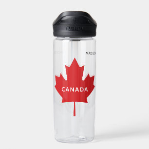 Bouteille D'eau Nom personnalisé Canada Maple Leaf