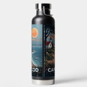 Bouteille D'eau Nom personnalisé Cape Cod Massachusetts (Droite)