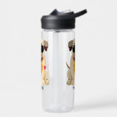 Bouteille D'eau Nom personnalisé carlin Life (Gauche)