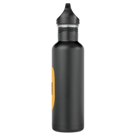 Bouteille D'eau Nom personnalisé cool Hot Dog (Droite)