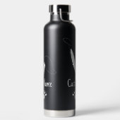 Bouteille D'eau Nom personnalisé Cute Bunny Pâques (Droite)