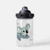 Bouteille D'eau Nom personnalisé Cute Koala (Salle de sport)