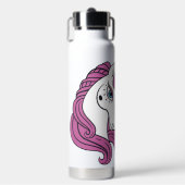 Bouteille D'eau Nom personnalisé Cute Unicorn (Salle de sport)