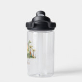 Bouteille D'eau Nom personnalisé Cute Watercolor Dinosaur (Salle de sport)