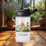 Bouteille D'eau Nom personnalisé Cute Watercolor Dinosaur<br><div class="desc">Détendez la soif de votre petit amateur de dinosaures avec notre Bouteille d'eau Dinosaure Aquarelle Cute ! Cette adorable bouteille d'eau présente un design de dinosaure aquarelle charmant qui rendra votre séjour hydraté amusant et excitant. Fabriquée à partir de matériaux durables et sans BPA, notre bouteille d'eau est sûre pour...</div>