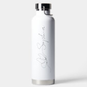 Bouteille D'eau Nom personnalisé de l'article de ligne de papillon (Droite)